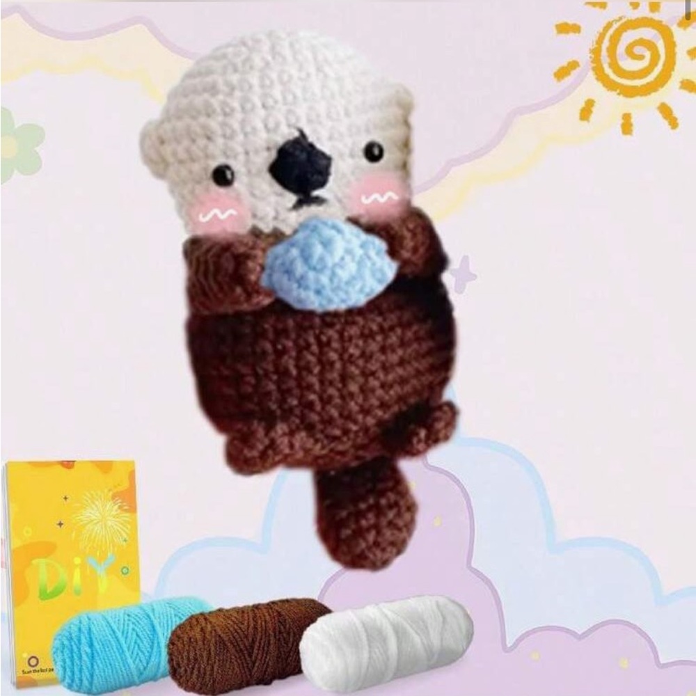 DIY Cute Animal Crochet Kit- otter
